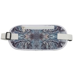 Abstract Marble Rounded Waist Pouch by kaleidomarblingart