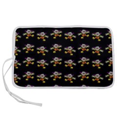 Dancing Clowns Black Pen Storage Case (s) by TetiBright