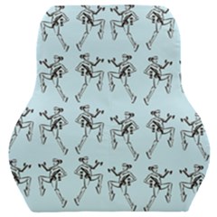 Jogging Lady On Blue Car Seat Back Cushion  by TetiBright