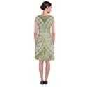 Vintage Mapa Mundi  Short Sleeve Front Wrap Dress View2