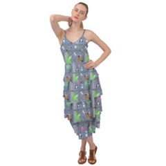 Micro Dnd Layered Bottom Dress by NerdySparkleGoth
