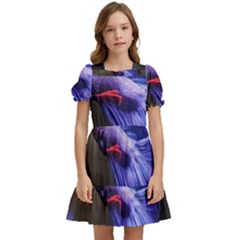 Betta Fish Photo And Wallpaper Cute Betta Fish Pictures Kids  Puff Sleeved Dress by StoreofSuccess