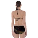 Data Technology Coding Pattern Cut-Out One Piece Swimsuit View2