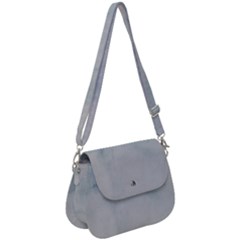 Smoky Clouds In Lake And Mountains Saddle Handbag by qygartwork