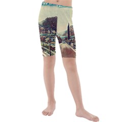 On The Way To Lake Garda, Italy  Kids  Mid Length Swim Shorts by ConteMonfrey