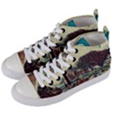 On The Way To Lake Garda, Italy. Women s Mid-Top Canvas Sneakers View2