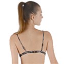 Side way to Lake Garda, Italy. Tie Up Cut Bikini Top View2