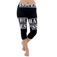 Babbu Issues - Italian Daddy Issues Lightweight Velour Capri Yoga Leggings by ConteMonfrey