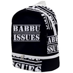 Babbu Issues - Italian Daddy Issues Zip Bottom Backpack by ConteMonfrey