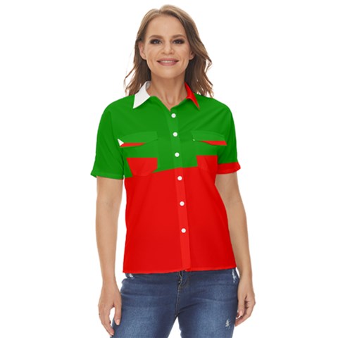 Avar People Women s Short Sleeve Double Pocket Shirt by tony4urban