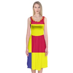 Kosicky Flag Midi Sleeveless Dress by tony4urban