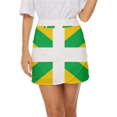 Halaka Flag Mini Front Wrap Skirt by tony4urban