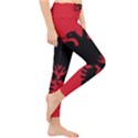 Albania Lightweight Velour Classic Yoga Leggings View4