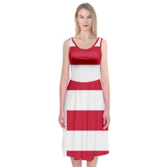Eindhoven Flag Midi Sleeveless Dress by tony4urban