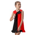 Namur Flag Kids  Pilgrim Collar Ruffle Hem Dress View2
