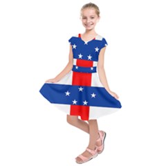 Netherlands Antilles Kids  Short Sleeve Dress by tony4urban