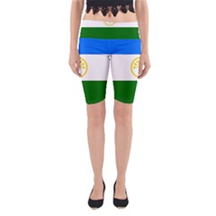 Bashkortostan Flag Yoga Cropped Leggings by tony4urban
