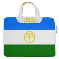 Bashkortostan Flag Macbook Pro 16  Double Pocket Laptop Bag  by tony4urban