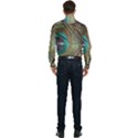 Peacock Men s Long Sleeve Pocket Shirt  View2