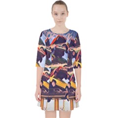 Berwyn Car Kebob Quarter Sleeve Pocket Dress by StarvingArtisan