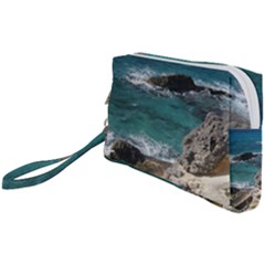 Isla Mujeres Mexico Wristlet Pouch Bag (small) by StarvingArtisan