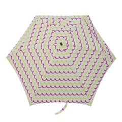 Pattern Waves Mini Folding Umbrellas by artworkshop