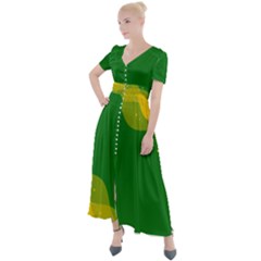 Background Pattern Texture Design Button Up Short Sleeve Maxi Dress by danenraven