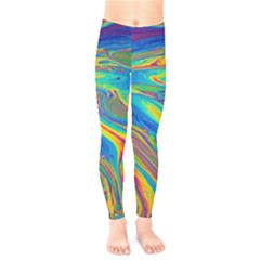 My Bubble Project Fit To Screen Kids  Classic Winter Leggings by artworkshop