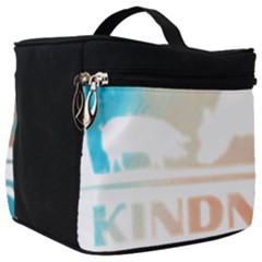 Vegan Animal Lover T- Shirt Kindness Is Everything Vegan Animal Lover T- Shirt Make Up Travel Bag (big) by maxcute