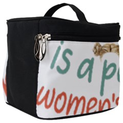 Women Empowerment Inspiring Quote Femin T- Shirt Women Empowerment Inspiring Quote Feminist Tee For Make Up Travel Bag (big) by maxcute