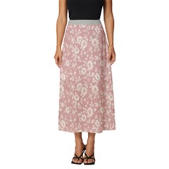 Pattern Seamless Floral Classic Classic Midi Chiffon Skirt by flowerland