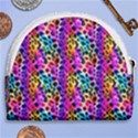 Rainbow Leopard Horseshoe Style Canvas Pouch View2