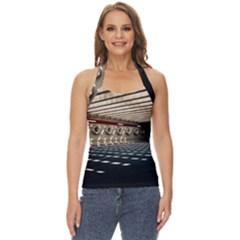 Dark Tunnels Within A Tunnel Basic Halter Top by artworkshop