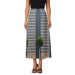 Exterior Building Pattern Classic Midi Chiffon Skirt by artworkshop