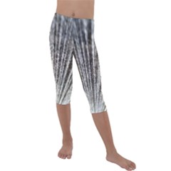 Light Cloud Kids  Lightweight Velour Capri Leggings  by artworkshop