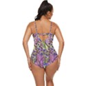 Abstract intarsio Retro Full Coverage Swimsuit View4