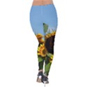 Sunflower Flower Yellow Velvet Leggings View2