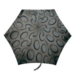 Texture Pattern Wallpaper Mini Folding Umbrellas by artworkshop