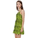 Botanical Motif Plants Detail Photography Short Frill Dress View2