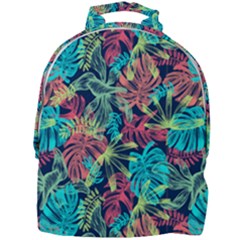 Neon Leaves Mini Full Print Backpack by fructosebat