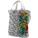 Brain-mind-psychology-idea-drawing Canvas Messenger Bag View1