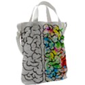 Brain-mind-psychology-idea-drawing Canvas Messenger Bag View2