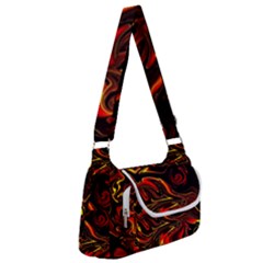 Modern Art Design Fantasy Surreal Orange Multipack Bag by Ravend