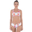 Batik T- Shirt Batik Flower Pattern8 Criss Cross Bikini Set View1