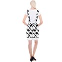 Black And White Swirl Pattern T- Shirt Black And White Swirl Pattern T- Shirt Braces Suspender Skirt View2