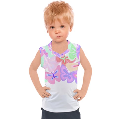 Butterflies T- Shirt Kaleidoscope Of Butterflies T- Shirt Kids  Sport Tank Top by maxcute