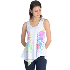 Butterfly Lover T- Shirtbutterfly T- Shirt Sleeveless Tunic by maxcute