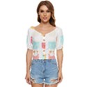 Cats In Pockets T- Shirt Adorable Cats Peaking Out Of Pockets Pattern T- Shirt Button up blouse View1