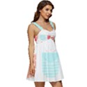 Cats In Pockets T- Shirt Adorable Cats Peaking Out Of Pockets Pattern T- Shirt Ruffle Strap Babydoll Chiffon Dress View3