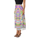 Circle T- Shirt Colourful Abstract Circle Design T- Shirt Classic Midi Chiffon Skirt View2
